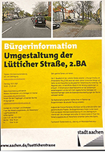 Umbau L&uuml;tticher Stra&szlig;e